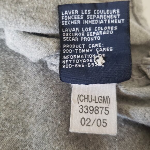 𝅺th Tommy Hilfiger Denim Grey Men's Polo shirt Size tag missing Grey with… - Picture 5 of 9